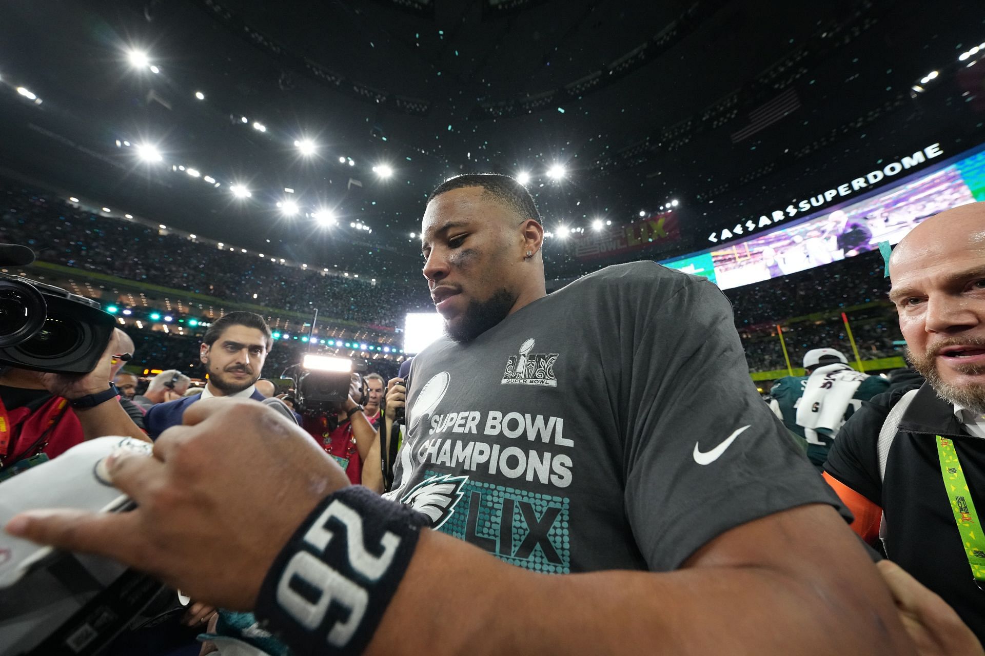 Philadelphia Eagles RB Saquon Barkley- Source: Getty